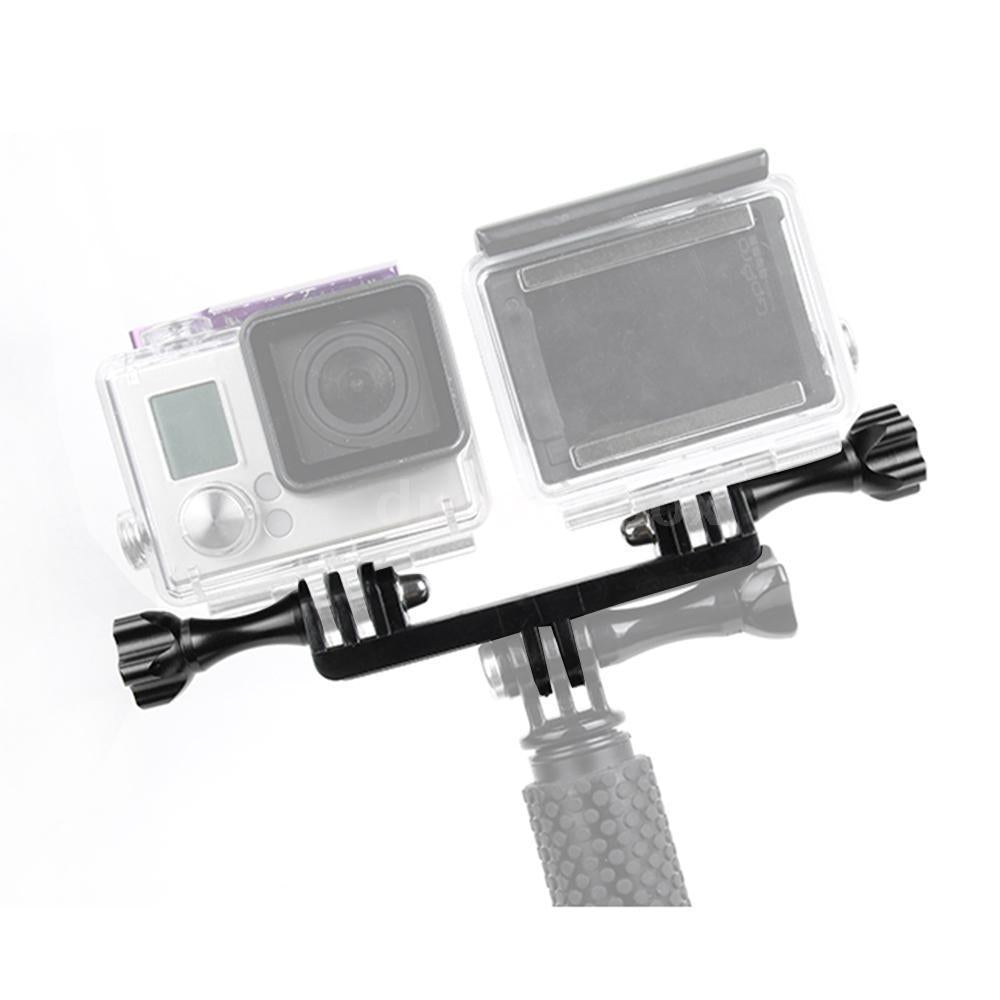 Universal Double Bracket Mount for Gopro Hero11 - Screw Adapter