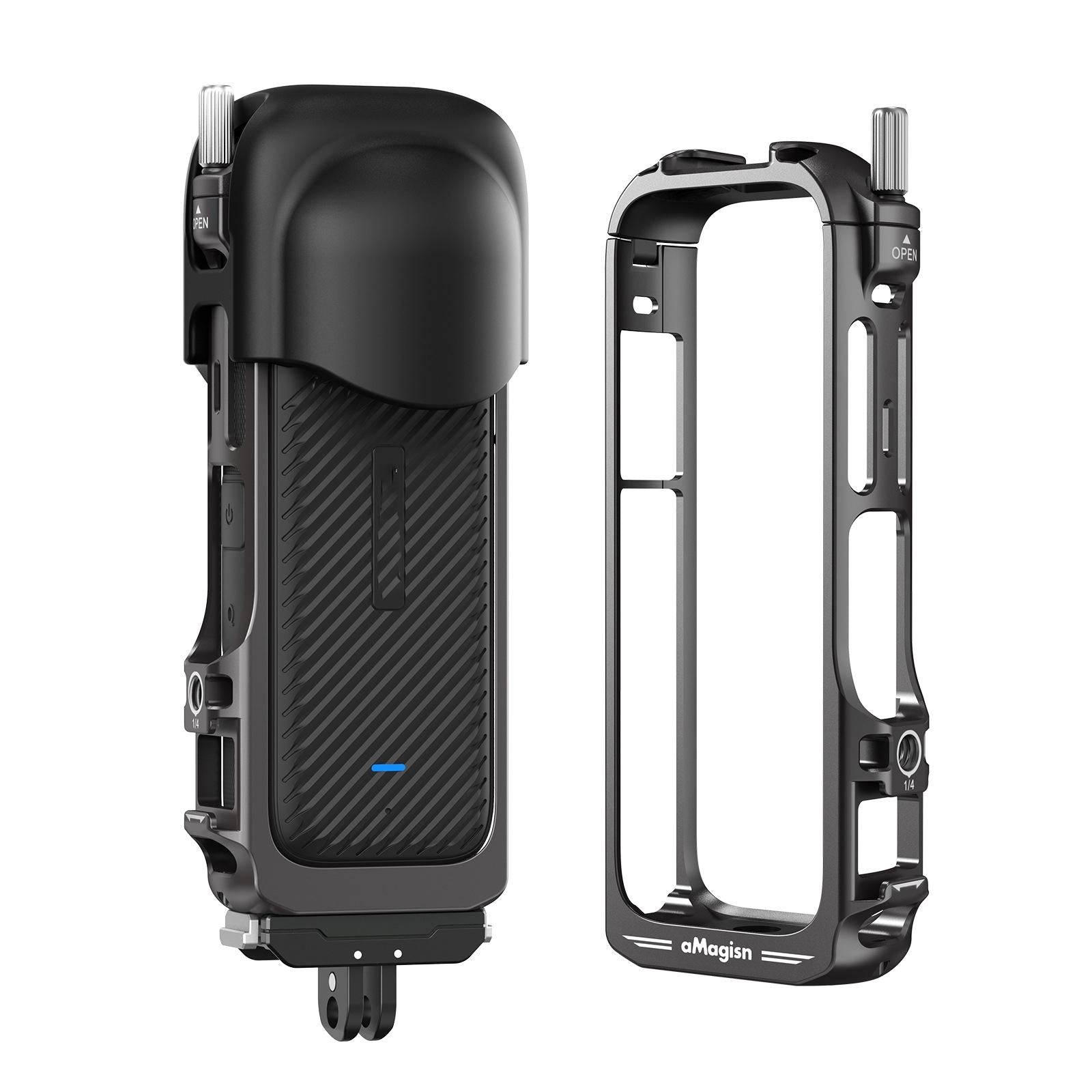 Amagisn Metal Protective Housing for Insta360 X4 - Quick Release