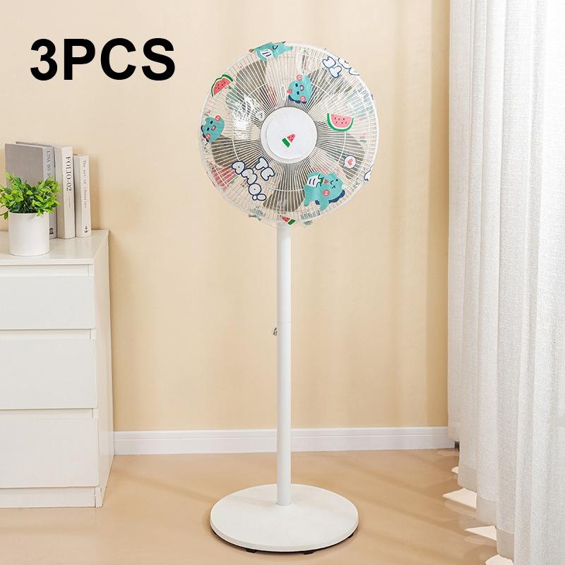 Waterproof Dustproof Fan Cover Set - Little Dinosaur Design