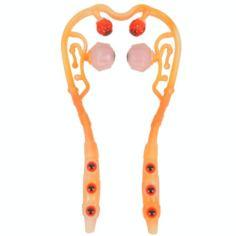 Multi-Function Cervical Massager Strengthen Magnetic Therapy Orange