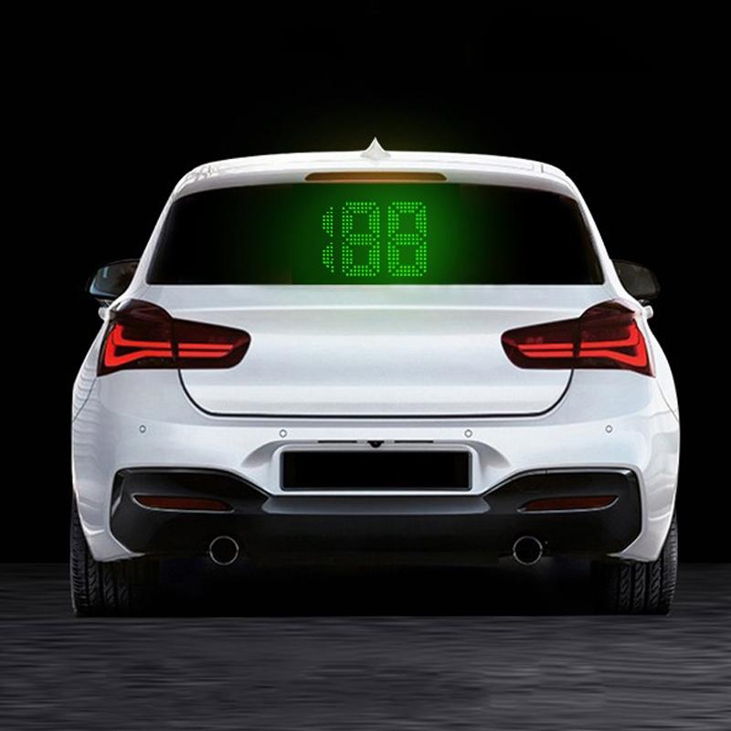Universal Car Gps Rear Window Speedometer Hud Display