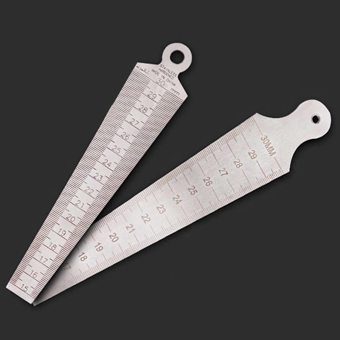 Stainless Steel Taper Gauge for Measuring Wedge Gaps 15-30mm