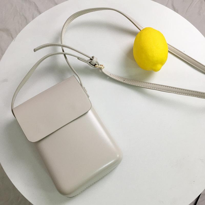 Versatile Creamy White Crossbody Phone Bag