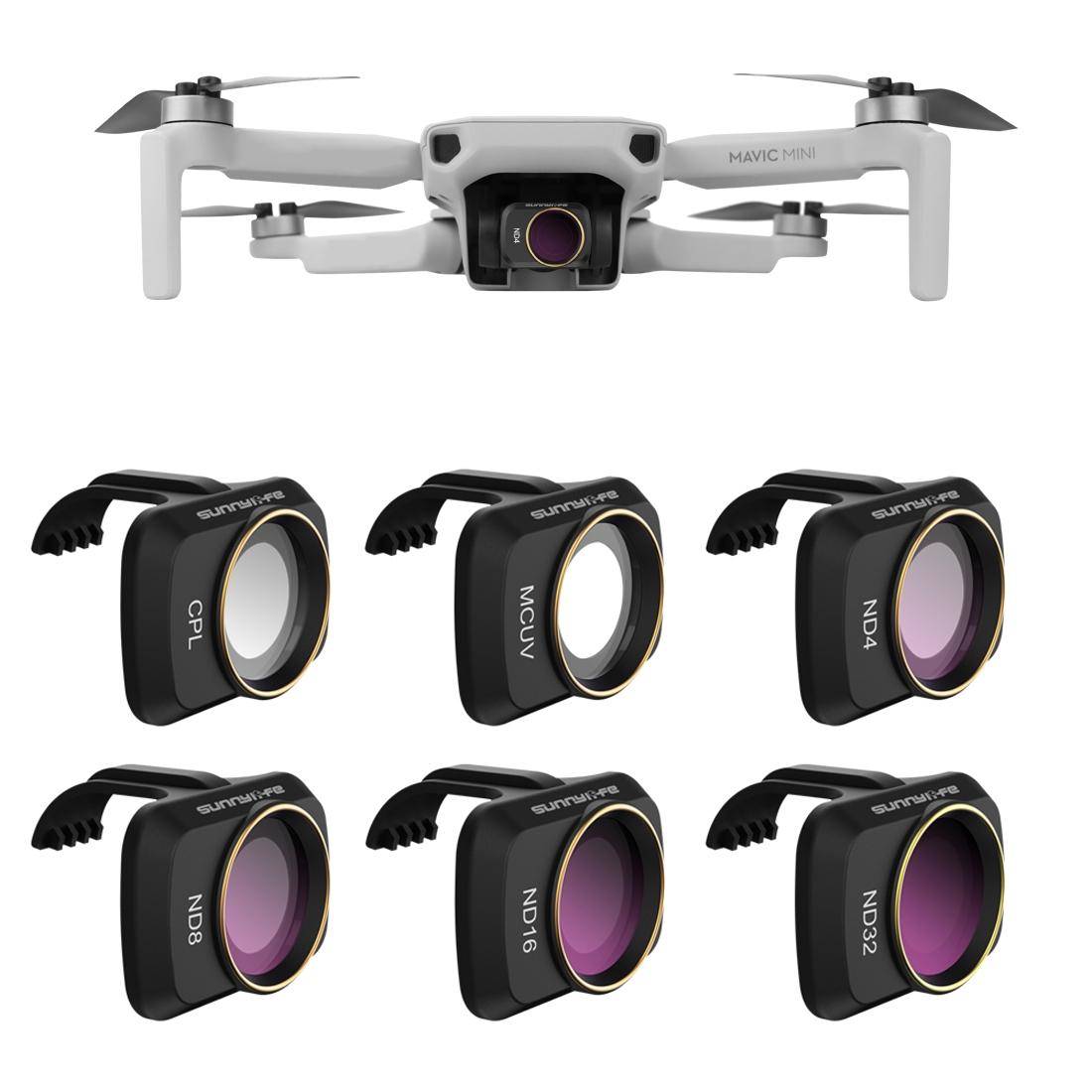 6-in-1 Drone Lens Filter for Dji Mavic Mini / Mini 2 - Mm Fi9258