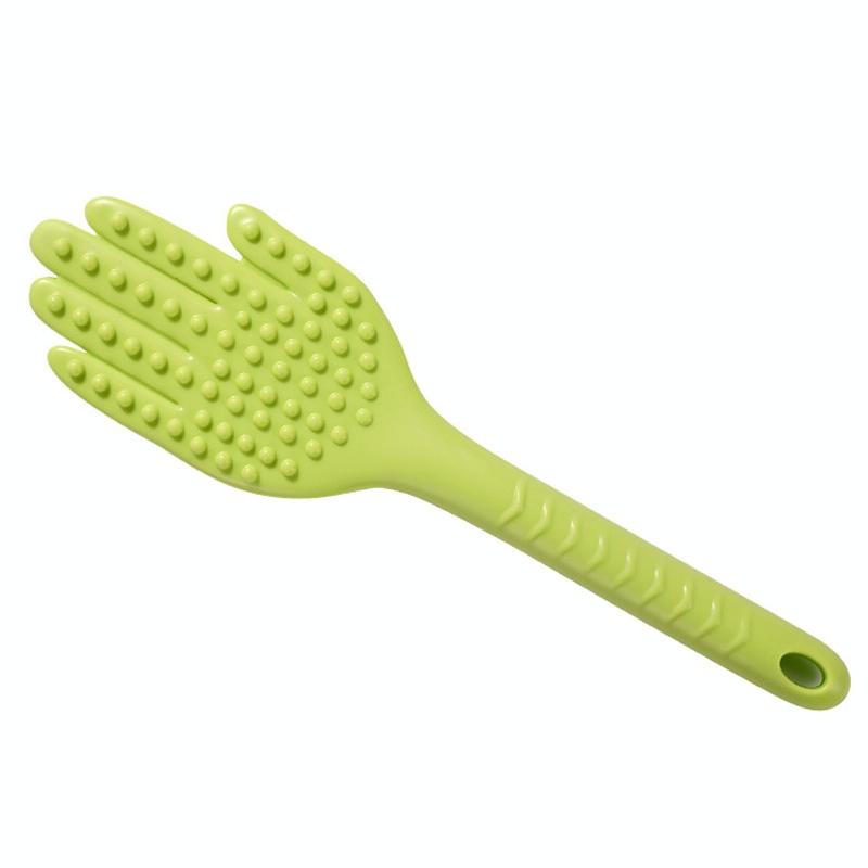 Multifunctional Silicone Palm & Back Massager Random Colour Delivery