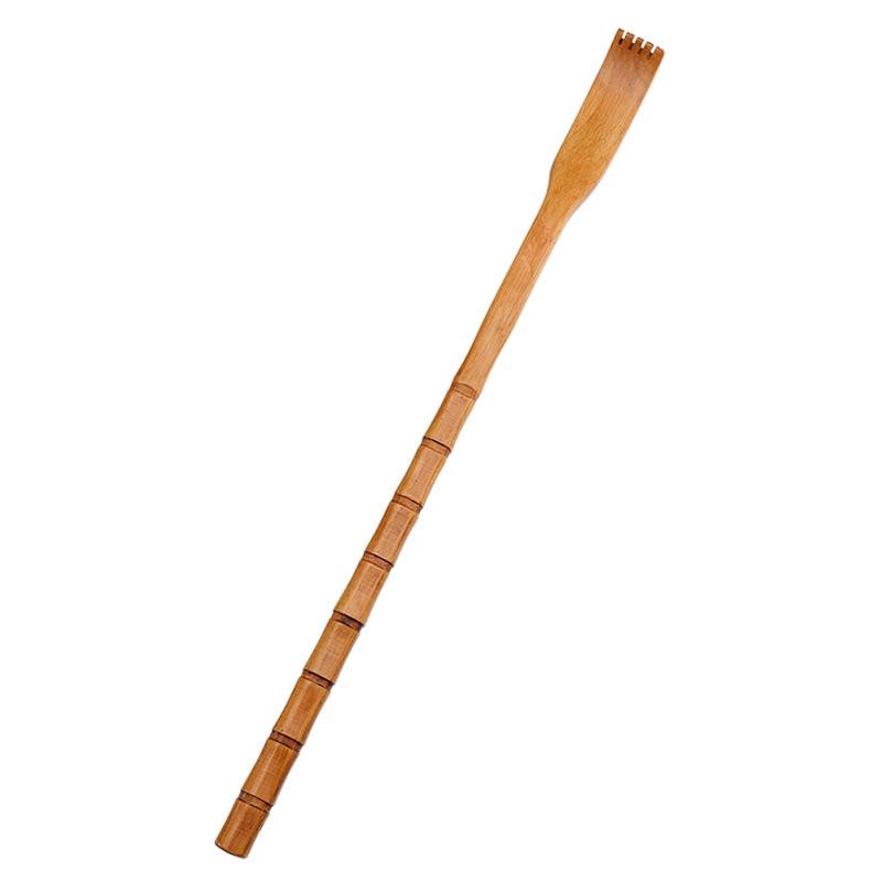Long Handle Bamboo Back Scratcher Natural Wood Massage Tool