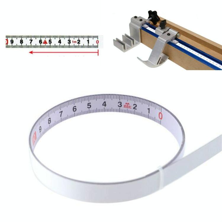 Self-adhesive Steel Ruler with 1m Tape Measure - Sticky Scale