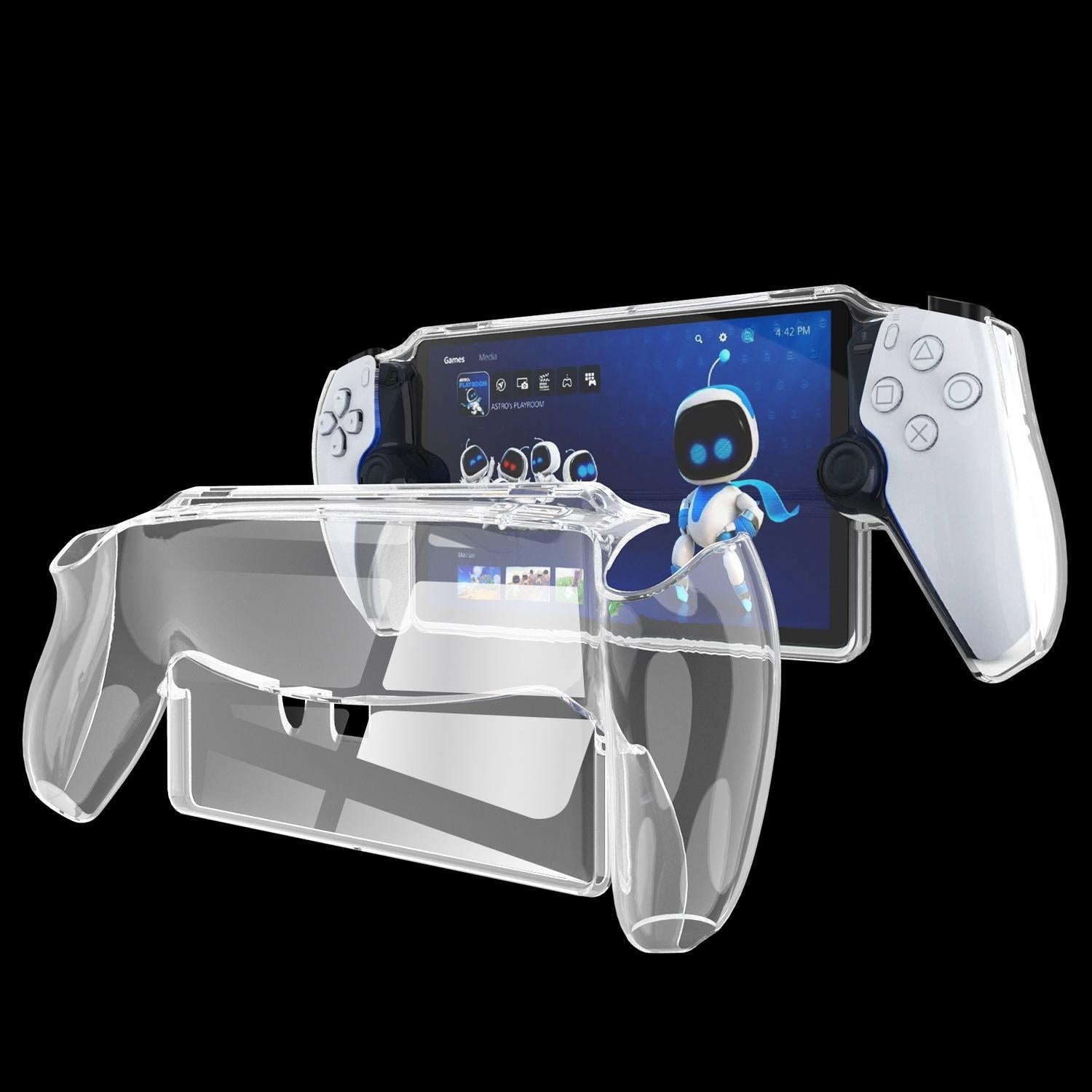 Transparent Tpu Protective Case for Sony Playstation Portal - All-in-one