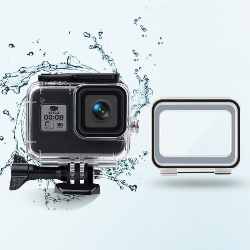 Waterproof Case for Gopro Hero8 - Touch Back Cover 45m