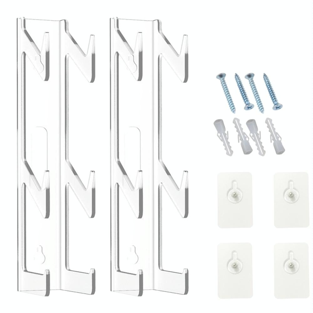 Acrylic Game Controller and Headphone Wall Mount - Set of 2