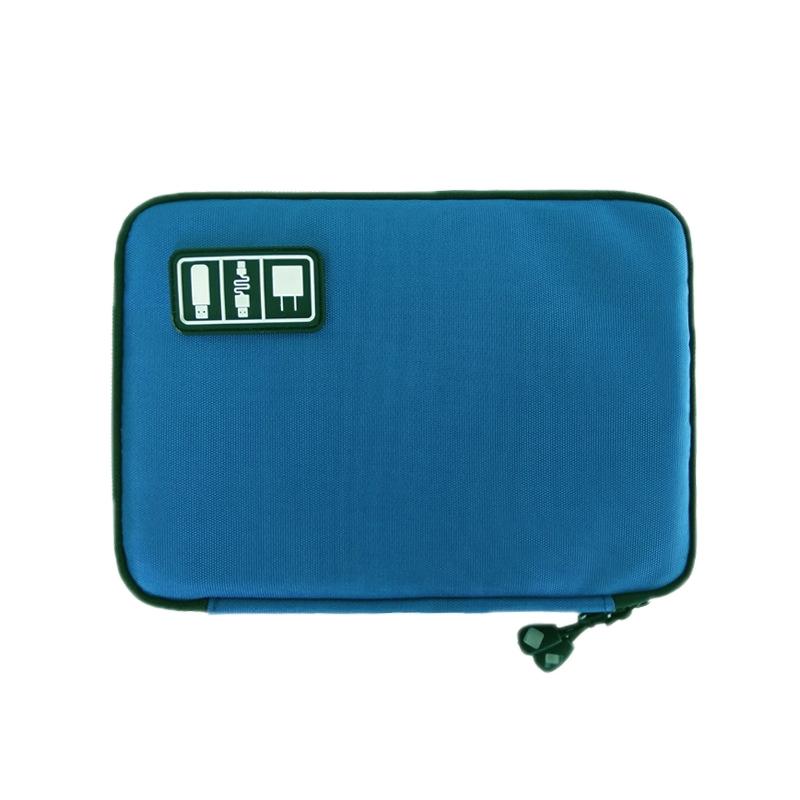 Portable Digital Accessories Storage Bag - Multifunctional Royal Blue