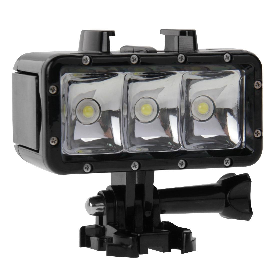 Waterproof Video Light for Action Cameras - 3 Modes