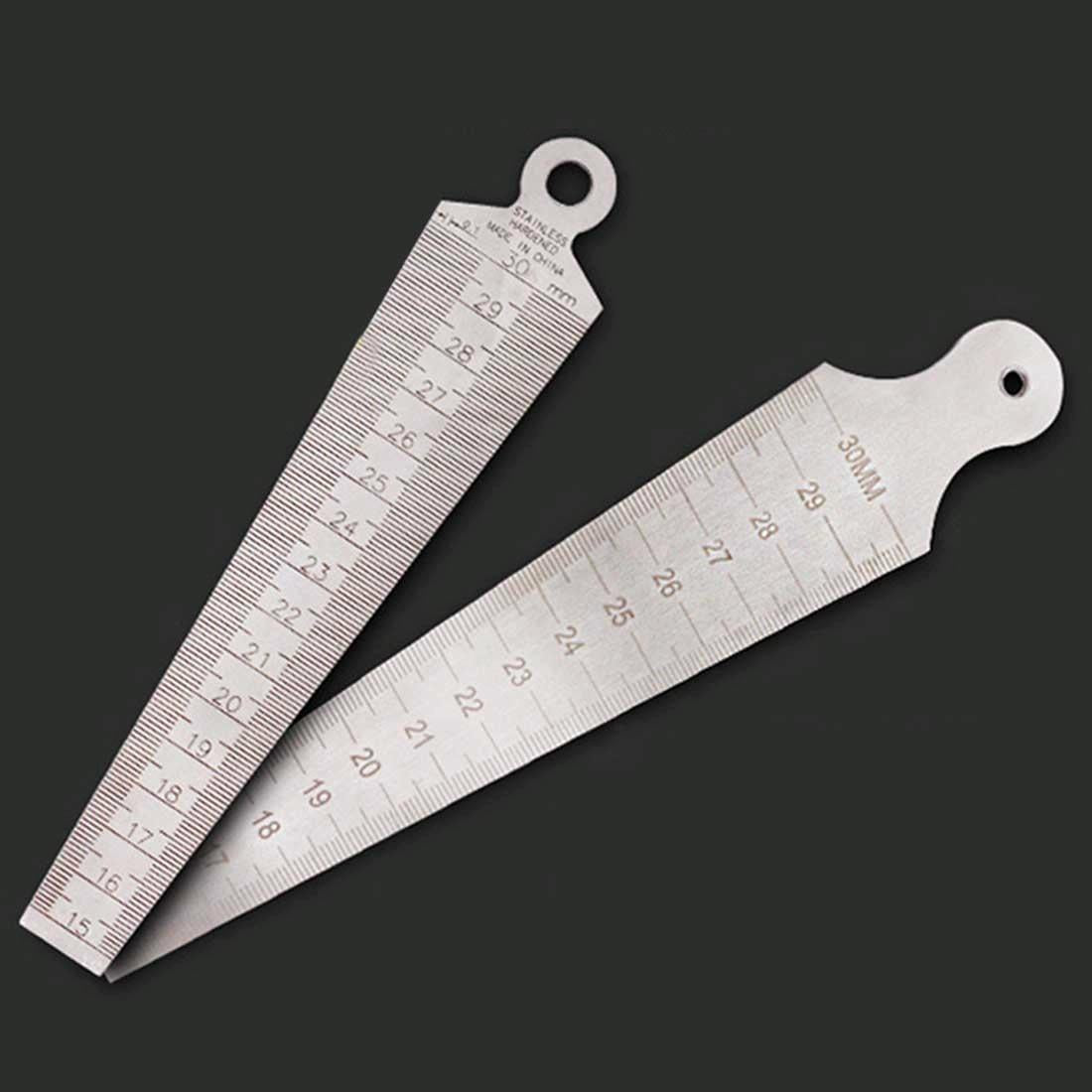 Stainless Steel Taper Gauge for Measuring Wedge Gaps 15-30mm