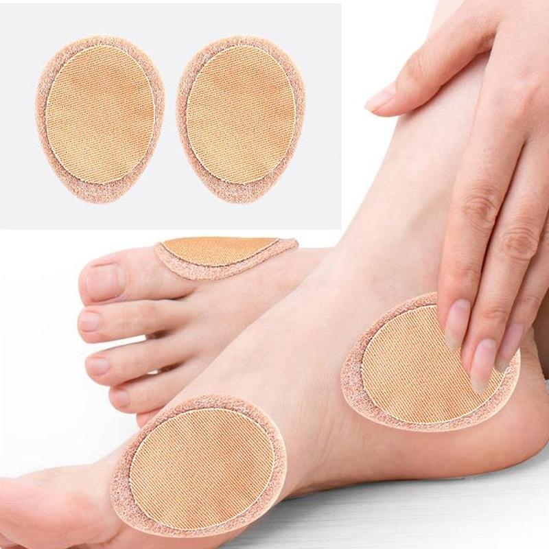 Felt Chicken Eye Stickers Foot Callus & Blister Protection For High Heels 2Pcs Skin Colour