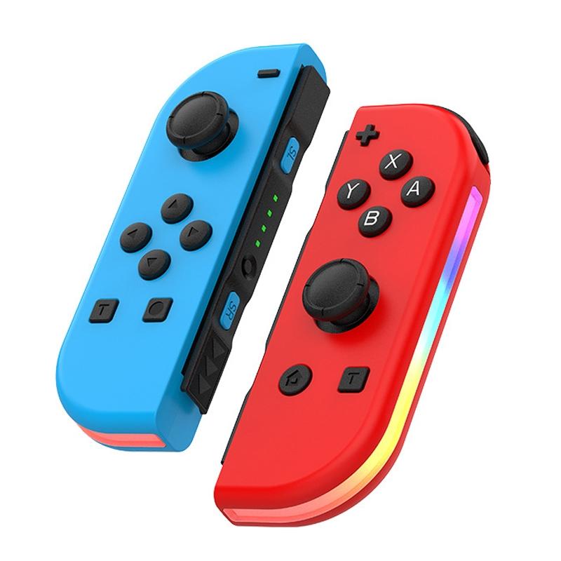 Nintendo Switch Gamepad with Rgb Lights - Blue Red