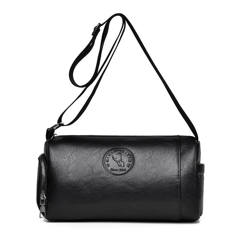 Waterproof Men Crossbody Backpack Large Capacity - Black