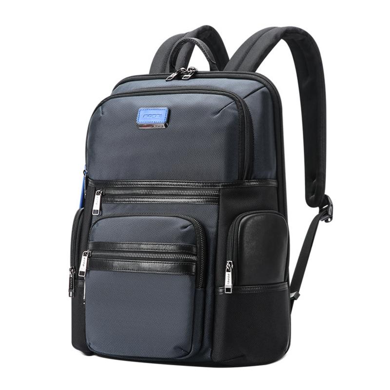 Multifunctional Usb Business Backpack - Anti-theft Navy Blue