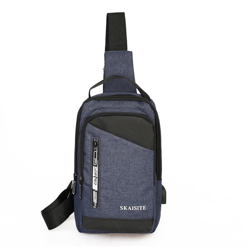 Men Crossbody Bag For Outdoor Sports Leisure - 1-Blue