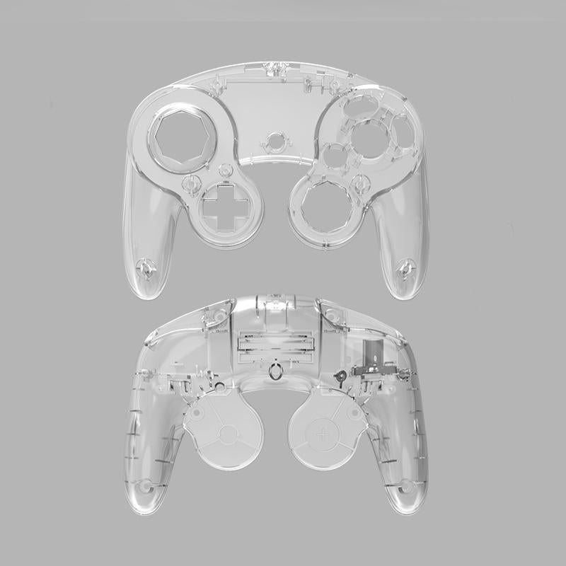 Nintendo Ngc Replacement Shell Handles - 2 Piece Set - Transparent