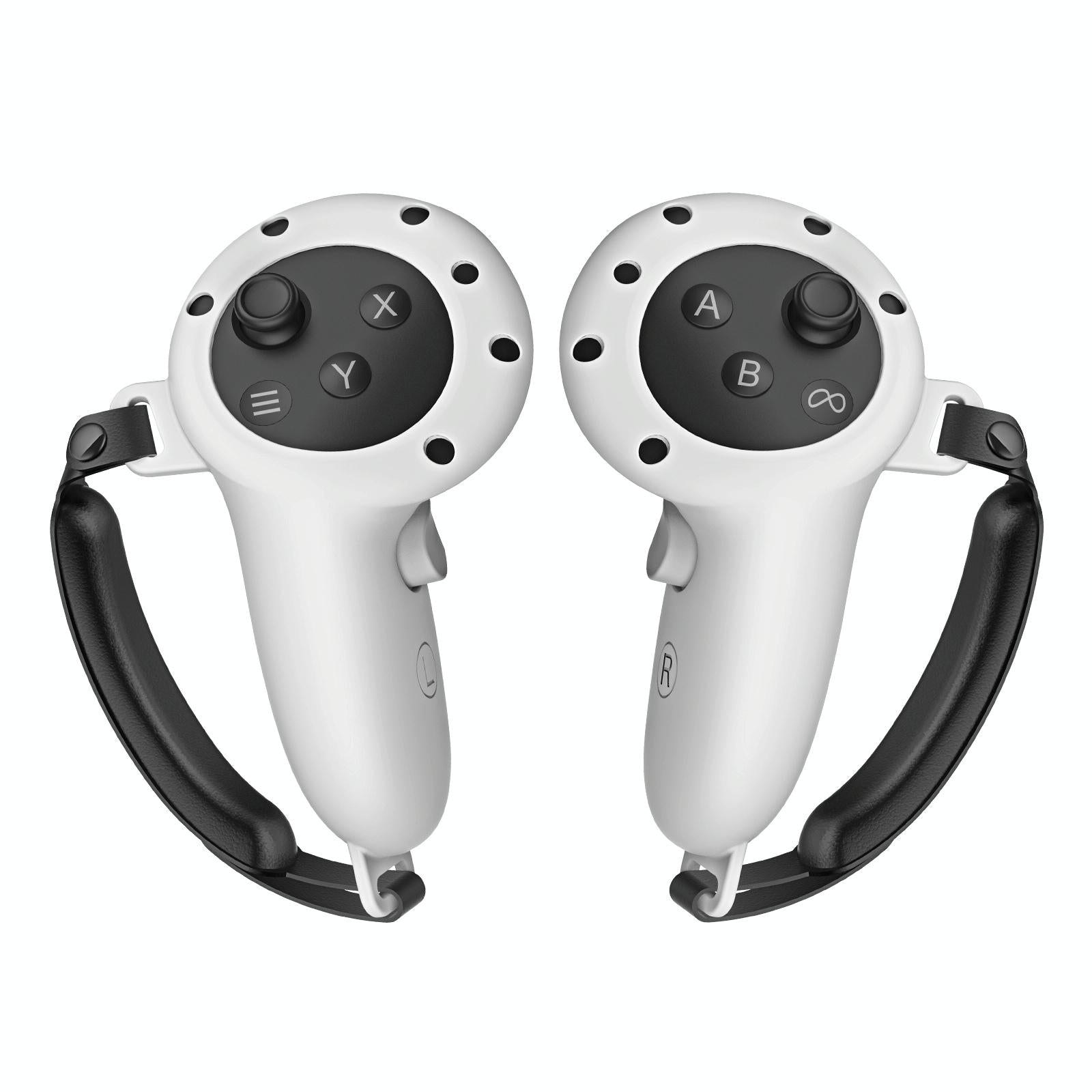Meta Quest 3 Silicone Vr Cover - Light Grey