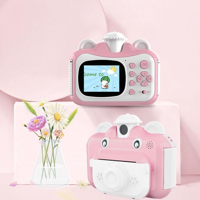 Smart Digital Kids Camera - Photo & Video - no Memory Card - Pink + White