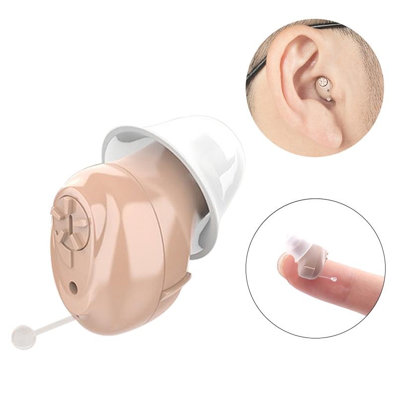 Digital Ear Hearing Aid For Seniors Skin Color