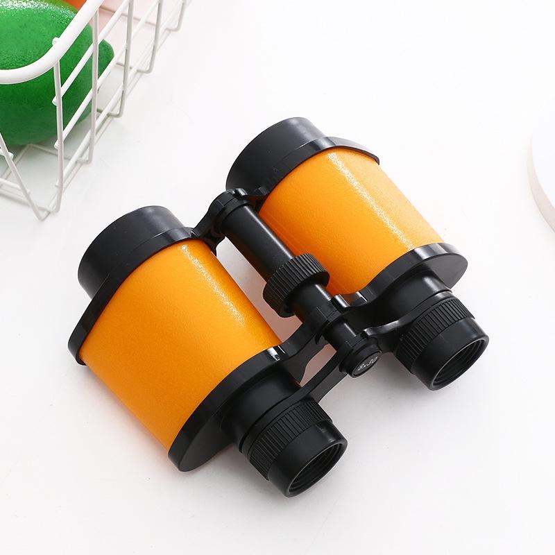 Mini Hd Toy Binoculars for Kids - Compact and Durable - Orange