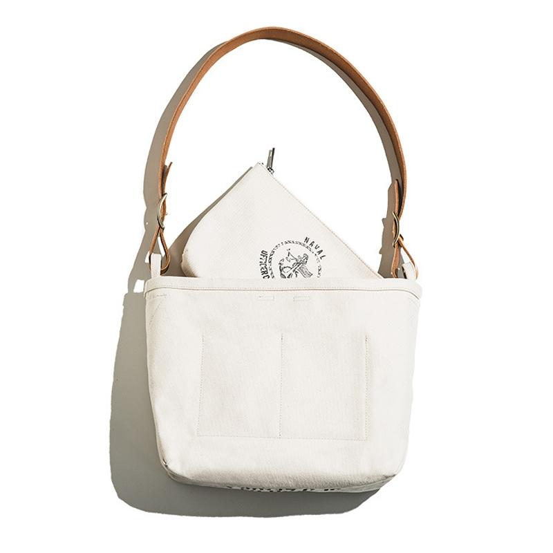 Retro Print Crossbody Bag White