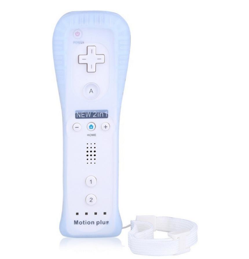 Wii / Wiiu Right Handle with Built-in Accelerator - 2 in 1 - White
