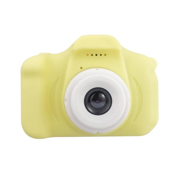 Mini Children Camera - 2.0 Inch Lcd Screen - Hd Single Camera - 1300w - Yellow