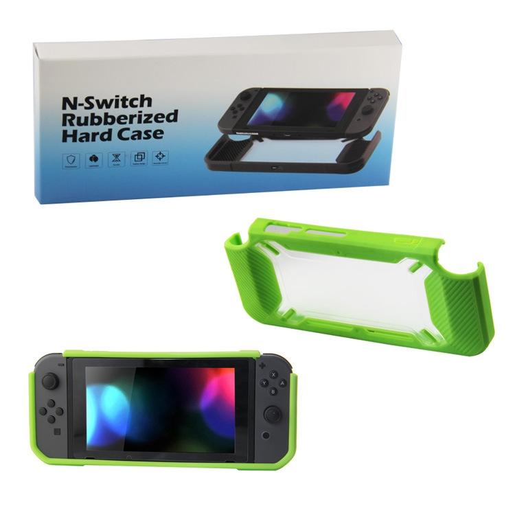 Nintendo Switch Back Cover - Scratch Resistant - Green + White