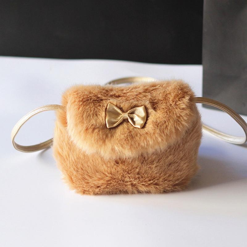 Chic Bowknot Mini Crossbody Bag In Caramel