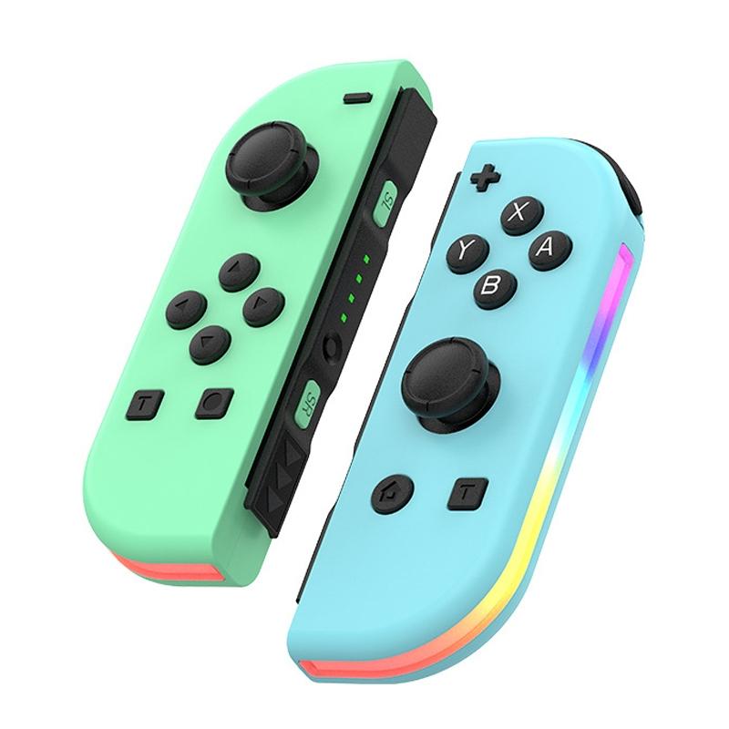 Nintendo Switch Gamepad with Rgb Lights - Green Blue