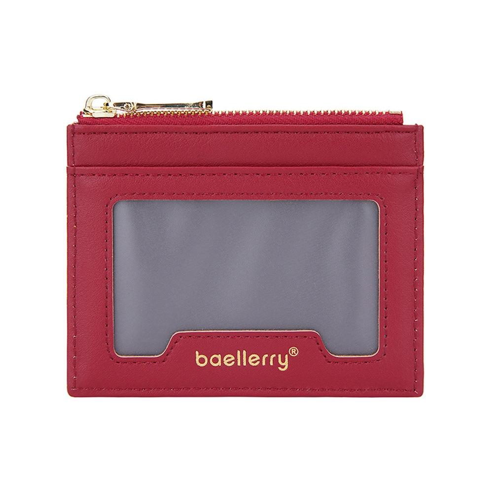Light & Thin Card Bag Multifunctional Coin Purse - Red
