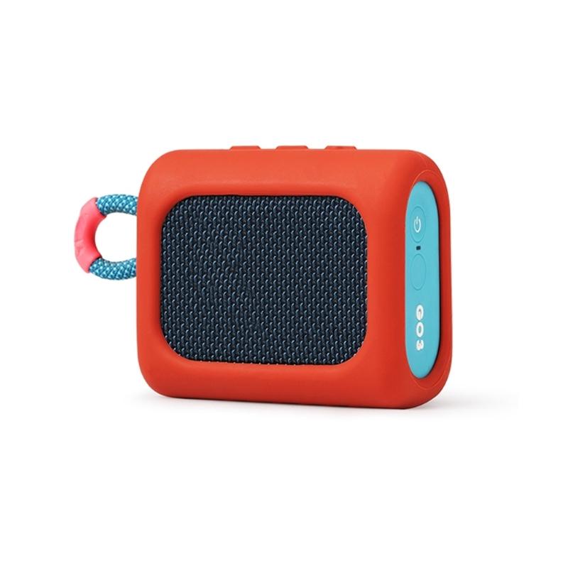 Protective Silicone Case for Jbl Go3 Speaker - Dust-proof and Anti-fall - Red