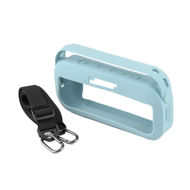 Silicone Protective Case for Bose Soundlink Flex Speaker with Shoulder Strap - Blue