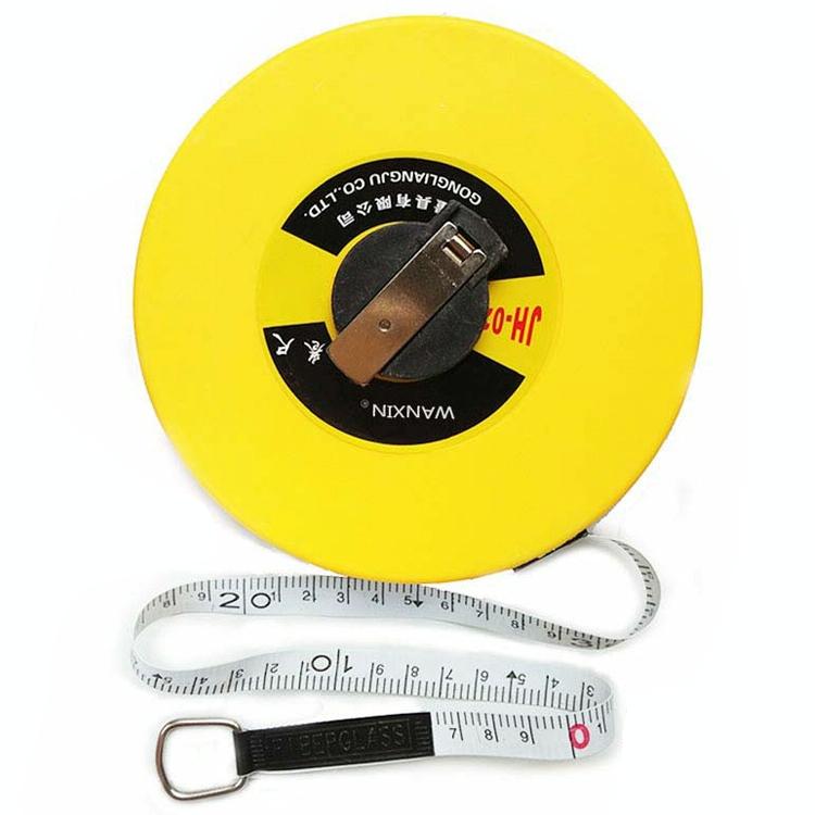 Hand-operated Soft Ruler for Construction Site Measurement - Fiber Leather Tape Measure - 50M
