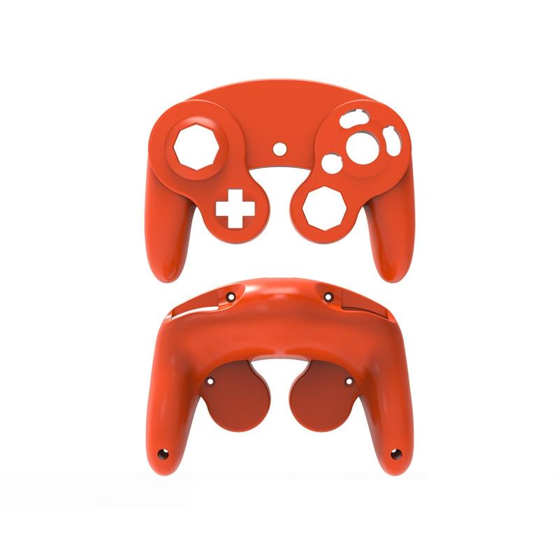 Nintendo Ngc Replacement Shell Handles - 2 Piece Set - Orange