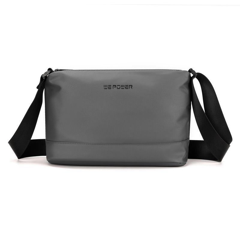 Lightweight Men Shoulder Bag For Commuting - Gray
