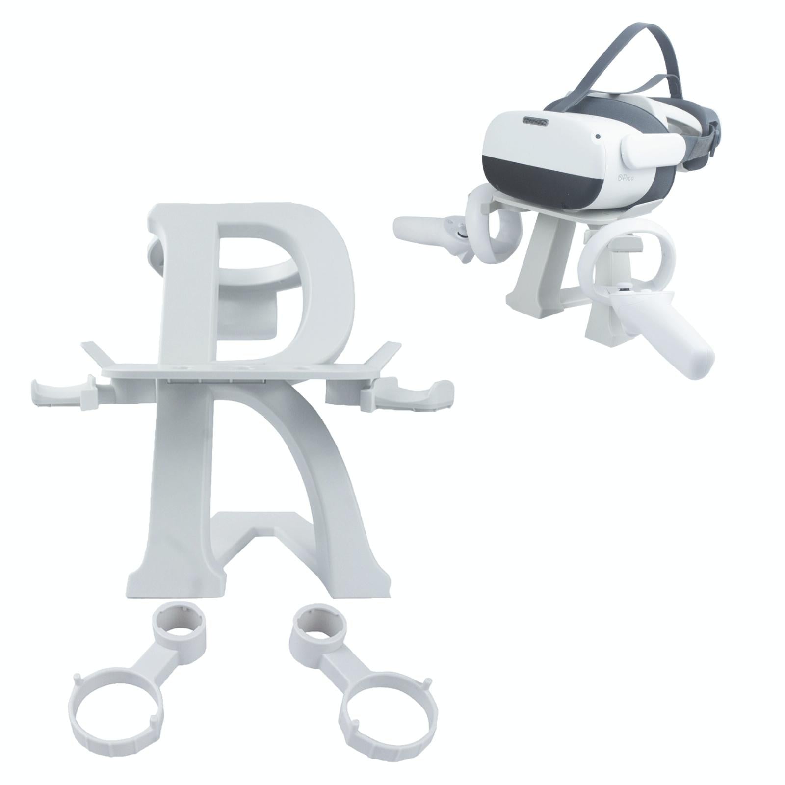 Universal Vr Headset Stand for Meta Quest 2 - Display your Device - White