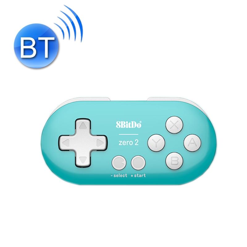 Wireless Tooth Handle for Switch / Windows / Android / Macos / Steam - Mini - Blue Green