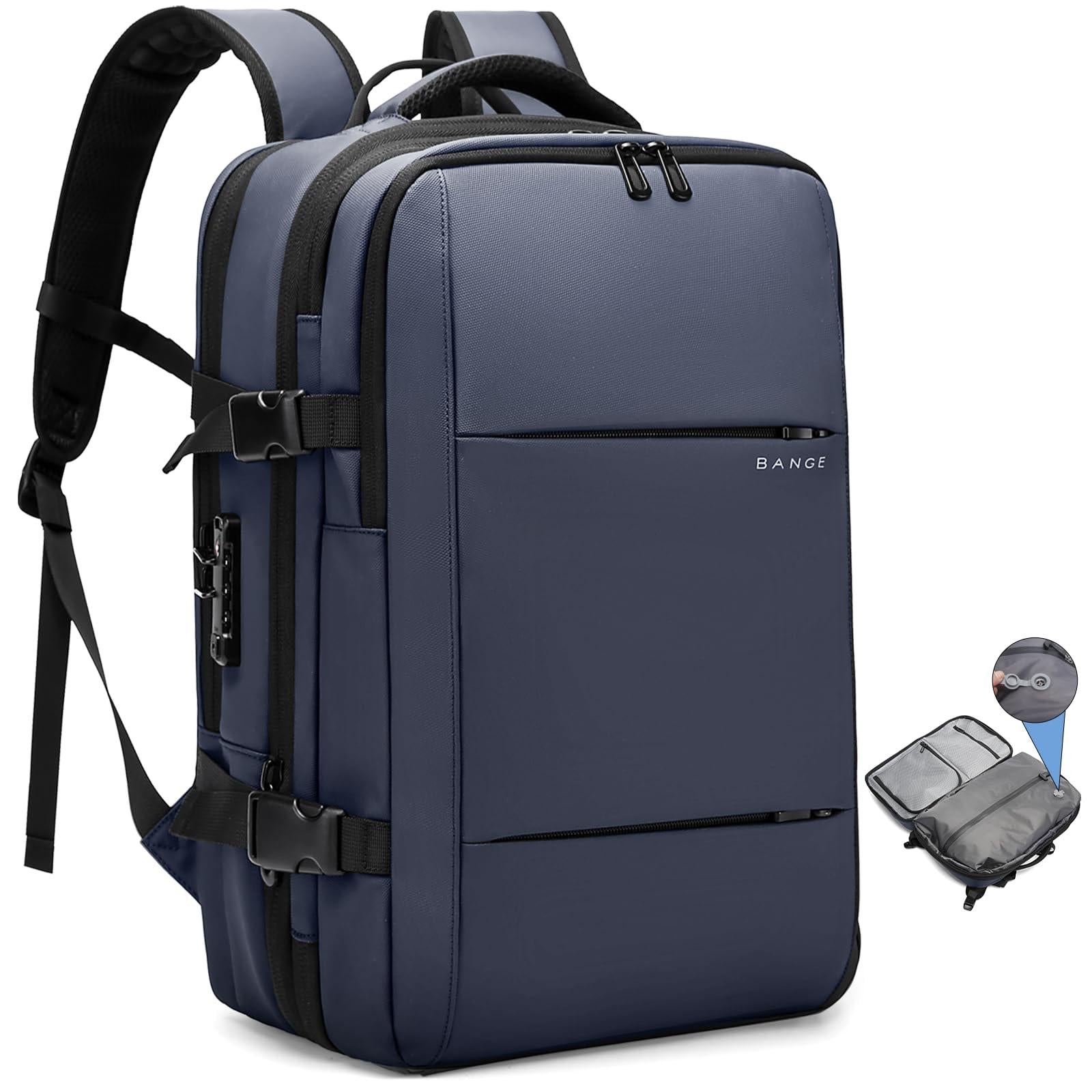 Large Capacity Men Shoulder Backpack - Blue