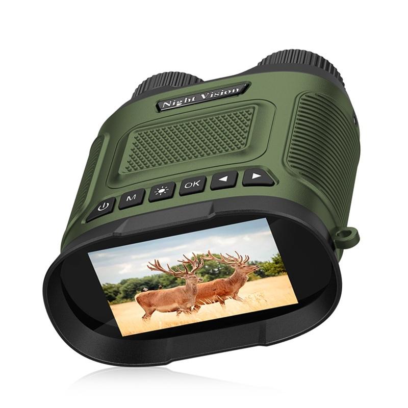 3 Digital Night Vision Binoculars with 3 Ips Screen - Green