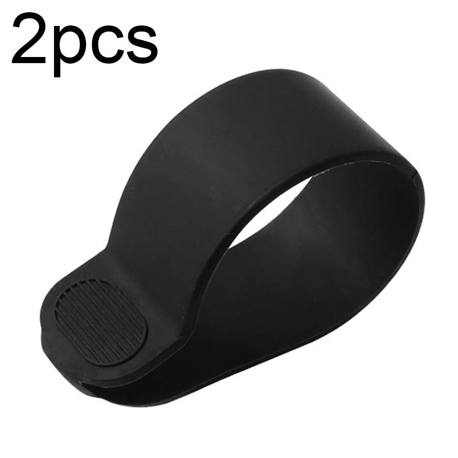 2pcs Silicone Scooter Accelerator Dial Cover for Xiaomi M365 / 1s / Pro / Max G30 / Es2 - Black