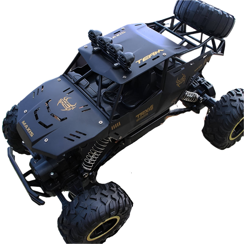 Off-road Climbing Car with 2.4ghz Remote Control and Double Motors - Black