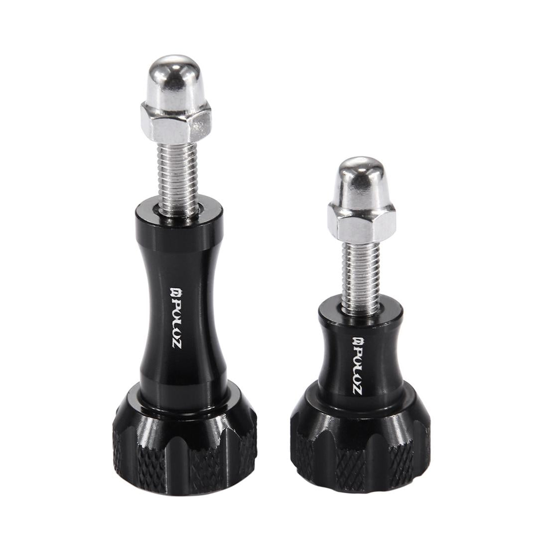 Aluminum Thumb Knob Set for Gopro Insta360 Dji Action Cameras - Black