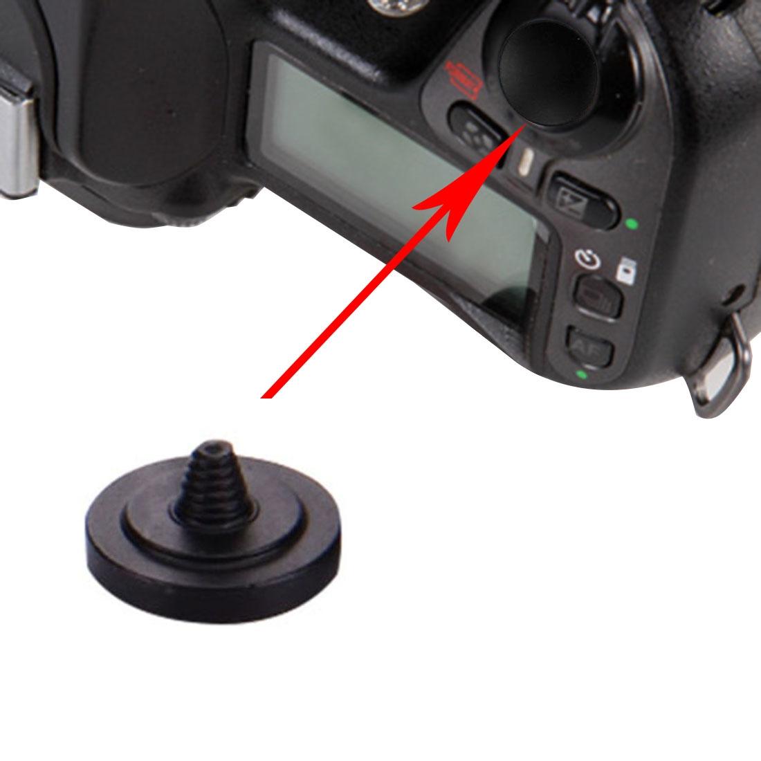 Metal Camera Shutter Release Button - Universal - 11Mm Diameter 2Mm Thickness - Black