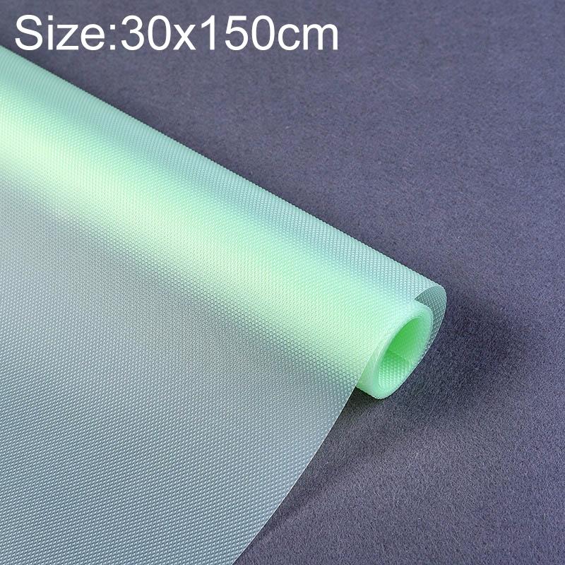 Waterproof Diamond Texture Cut off Cabinet Drawer Mat - 30x150cm - Green