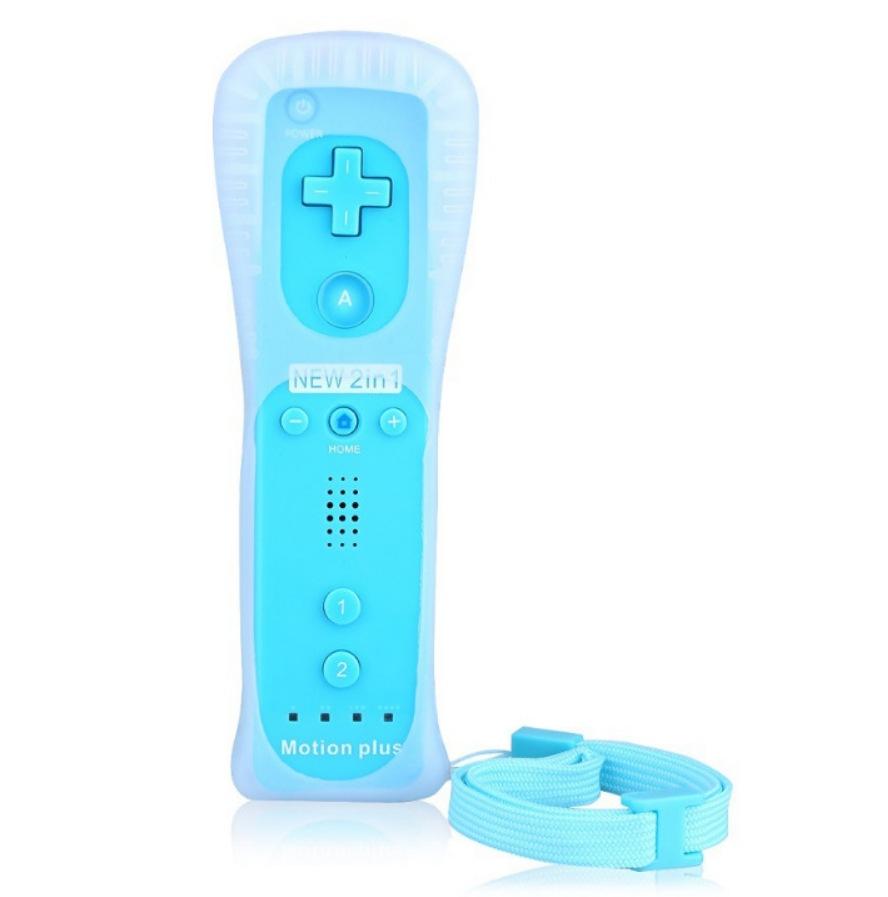 Wii / Wiiu Right Handle with Built-in Accelerator - 2 in 1 - Blue