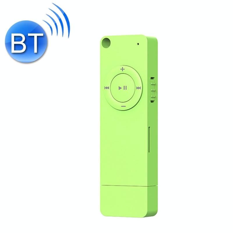 Bluetooth Mp3 Player With U Disk Design 32Gb Memory - Green